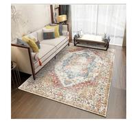 Tapis de style ethnique vintage - Lavable - Oriental marocain - Antidérapant - Pour l'intérieur - Parfait pour la cuisine, la chambre à coucher et le bureau