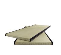 Tapis de Tatami Karup 70x200, Motif Jonc/ Noir