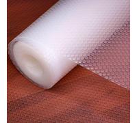 Tapis de tiroir, dimensions 48 x 600 cm, découpable, en EVA, transparent