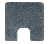 Tapis de WC - Microfibre - Antidérapant - HIGHLAND - 55x55cm - Gris SPIRELLA