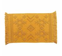 Tapis Déco à Franges Cilaos 60x90cm Safran