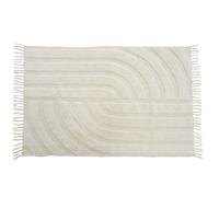 Tapis déco à franges en coton tufté 100x150cm