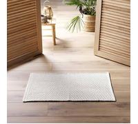 Tapis déco en coton tissé Naturel 50x80 cm