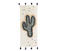 Tapis déco enfant cactus en coton tissé 50x120cm