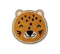 - Tapis Déco Enfant "Léopard" 90cm Ocre