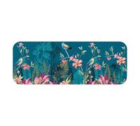 Tapis Déco Imprimé Alouette 45x120cm Bleu