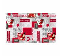 Tapis Déco Imprimé Fraisia 45x75cm Rouge