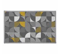 Tapis Déco Imprimé Rythmo 50x80cm Gris