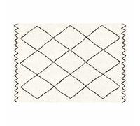 Douceur d'Intérieur Tapis deco Rectangle 120 x 170 cm Polypropylène saoura Beige