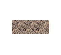 Douceur d'Intérieur Tapis Stylis Déco imprimé 45 x 120 cm Naturel et Noir