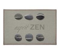 Douceur d'Intérieur Tapis Déco Imprimé Esprit Zen 40 x 60 cm Gris
