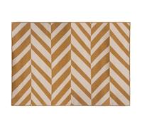Tapis décoratif Jaune Ocre extérieur ou intérieur en polypropylène 120 x 160 cm - Atmosphera