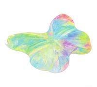 Tapis Décoratif Salon pour chambre Motif Papillon 20cm Tapis(Rainbow Butterfly B)