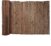 Tapis d'écorce d'arbre Protection visuelle en écorce d'arbre pour balcon & jardin 100 x 300 cm