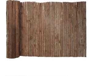 Tapis d'écorce d'arbre Protection visuelle en écorce d'arbre pour balcon & jardin 100 x 300 cm