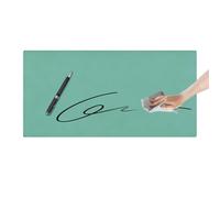 Tapis d'écriture de bureau - 70 cm - Réutilisable et effaçable - Imperméable - Essuyage à sec - Tapis de souris - Double face antidérapant - Cuir synthétique PP - 260 g