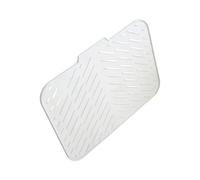 Tapis d'égouttage de cuisine pliable avec rainures pour une utilisation | Face texturée et résistance aux hautes températures jusqu'à 250 °C, rainures pour un séchage rapide des assiettes