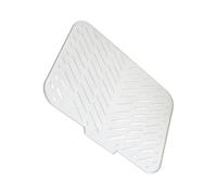 Tapis d'égouttage de cuisine pliable avec rainures pour une utilisation | Tapis de comptoir de cuisine en silicone sûr avec face texturée et résistance aux hautes températures jusqu'à 250 °C pour