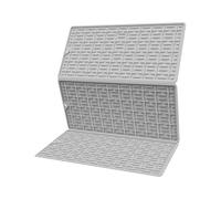Tapis d'égouttement de cuisine - Tapis en silicone antidérapant - Facile à nettoyer - Pour tiroir, plan de travail, salle de bain, réfrigérateur, évier, bar, bouteilles