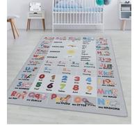 Tapis d'Enfant Chambre - Titan - Les Saisons - Gris - 140 x 200 cm - 100% Polypropylène - SIMPEX