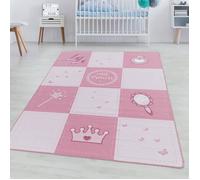 SIMPEX Tapis pour Enfants, Conception de Princesse, Rose, 100 x 150 cm, Chambre d'Enfant