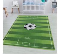 Tapis Enfant Stade de Football Tapis Vert 80x120cm Tapis Enfant Tapis Chambre Enfant