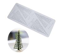 tapis dentelle creux en forme de Arbre de Noël, moule en silicone 3D pour décoration de cupcakes, sucre, loisirs créatifs, desserts, Cuisine moléculaire