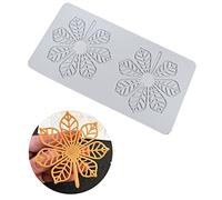tapis dentelle en forme de Feuilles de châtaigne, moule en silicone 3D pour décoration de cupcakes, sucre artisanal, desserts, Gastronomie