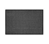 Tapis d'Entrée Anti-Poussière Julius 80x120cm Noir & Gris