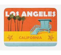 Tapis D'Entrée Californie Tapis De Porte Lavable Antisalissure Paillasson Intérieur pour Couloirs Porte D'Entrée 40X60Cm