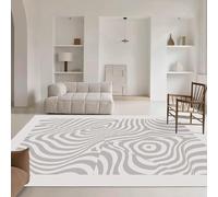 Tapis D'entrée Crème Grise Blanche Tapis Salon Couloir Antidérapant Paillasson Extérieur Polyester Paillasson Exterieur Interieur Rug Salon Chambre Lavable 100x120cm
