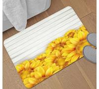 Tapis D'entrée Crème Jaune Blanc Tapis Salon Couloir Antidérapant Paillasson Extérieur Polyester Paillasson Exterieur Interieur Rug Salon Chambre Lavable 150x200cm