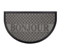 Paris Prix Tapis Demi-Lune Bonjour Gris