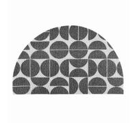 Tapis d'Entrée Demi-Lune Cosmix 45x75cm Gris