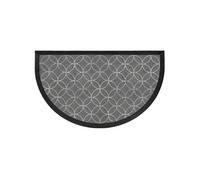Tapis d'Entrée Demi-Lune "Emilio" 45x75cm Gris