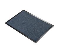 Tapis d'entrée économique Vyna-Plush 90 x 150 cm bleu