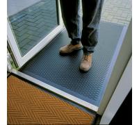 Tapis d'entrée grattant à lamelles 0,90 x 1,50 m