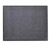 vidaXL Paillasson Tapis d'Entrée Tapis de Porte Tapis de Bureau Tapis Antidérapant Anti-Poussière Pêche Saleté Maison Gris 117x220 cm PVC
