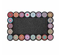 Tapis d'Entrée Imprimé "Rosacolor" 45x75cm Multicolore