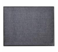 Tapis d'entrée paillasson PVC 90x150 cm - Gris