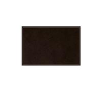 Tapis d'entree rectangle 40 x 60 cm anti-poussiere uni telio Noir