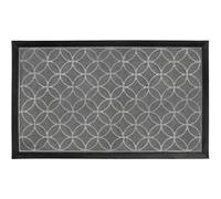 Tapis d'Entrée Rectangle Emilio 45x75cm Gris Gris G