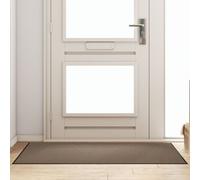 Tapis D'entrée Rectangulaire Beige 90x150 Cm