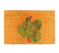 Relaxdays Paillasson coco Plantes 60x40 cm