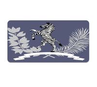 Tapis D'entrée Tapis Couloir Entree Interieur Paillasson Exterieur Rug | Doux Durable Polyester Lavable en Machine Entrée Absorbant Anti-Mud Anti-fouling Antidérapant,Zebra Feuille Bleu 40x60cm