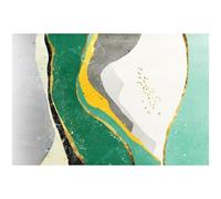 Tapis D'entrée Vert Gris Or Tapis Salon Couloir Antidérapant Paillasson Extérieur Polyester Paillasson Exterieur Interieur Rug Salon Chambre Lavable 40x60cm