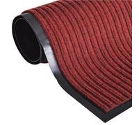vidaXL – Tapis d'entrée PVC Rouge 90 x 120 cm – Antidérapant