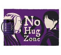 Pyramid International – Paillasson – Wednesday No Hug Zone Unisexe – Multicolore