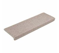 Tapis d'escalier 30 pièces 65 x 21 x 4 cm Taupe | Lavable, pliable, antidérapant, insonorisant, 100 % PP touffeté, avec ruban adhésif double face