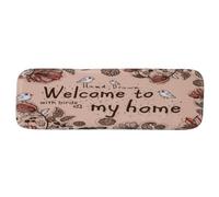 Tapis D'escalier Antidérapant Adhésif, Protège Marches L'humidité | Polyester et Caoutchouc, Motif Soigné, Lavable, pour Intérieur, avec Bande Adhésive et Dos Antiglisse